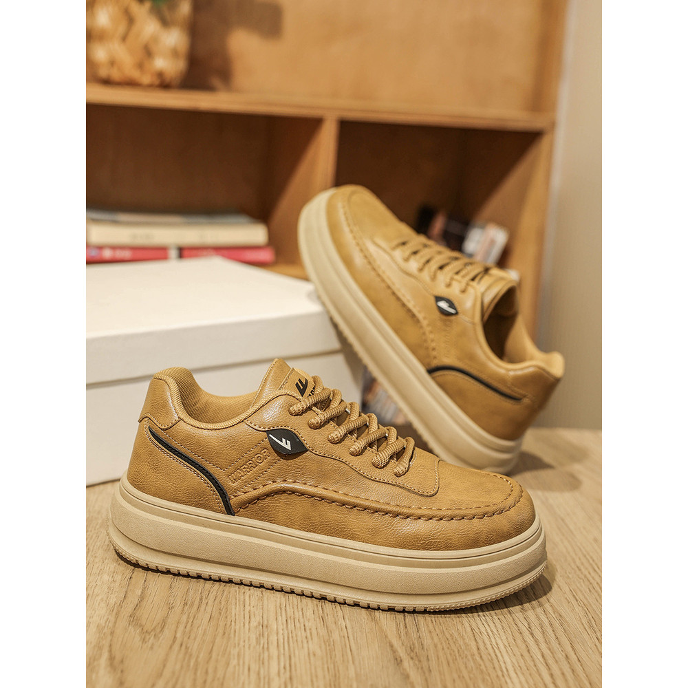 Puxar para trás sapatos masculinos inverno velo-velo tênis quentes masculino trabalho sapatos de couro masculino antider