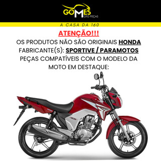 Carenagem Cg Titan 150 2014 2015 Par Aba Asa Tanque Externa Complementos Internos Novo Paralelo