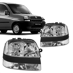 Par Farol Doblo 2001 2002 2003 2004 2005 2006 07 08 Cromado