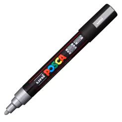 Caneta Posca PC-5M Prata uni-ball
