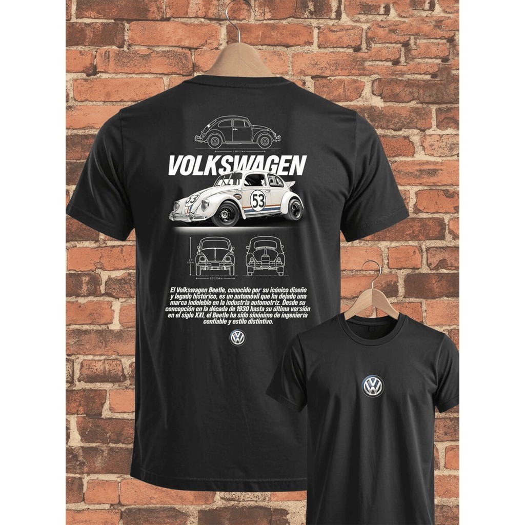 Camiseta Masculina Fusca 53 Herbie Turbo Car Sped - Camisa Carro Unissex 100% Algodão Plus Size