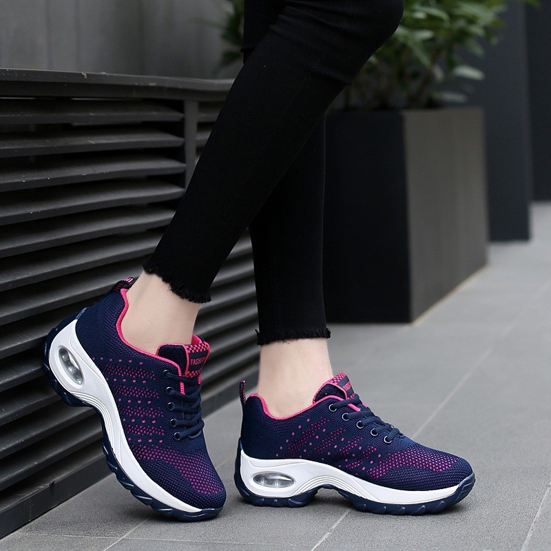 2023 sapatos femininos tamanho grande moda sapatos casuais almofada de ar confortável sapatos femininos sapatos esportiv