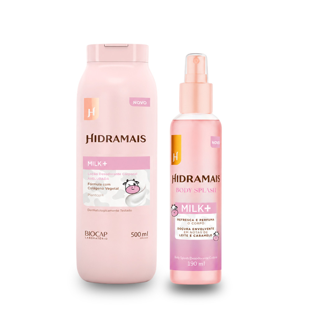 Imagem Kit Milk + | Loção e Body Splash
