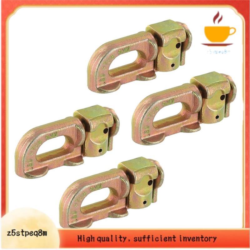 4 Pçs/Set Pontos De Âncora De Amarração L Pista Duplo Stud Apto Para Caminhão Van Trailer Trilhos