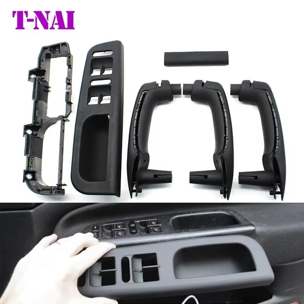 LHD Interior Porta Do Carro Braço Capa Painel Puxar Alça Substituição Para Volkswagen VW Bora Golf 4 MK4 Jetta 1999-2004