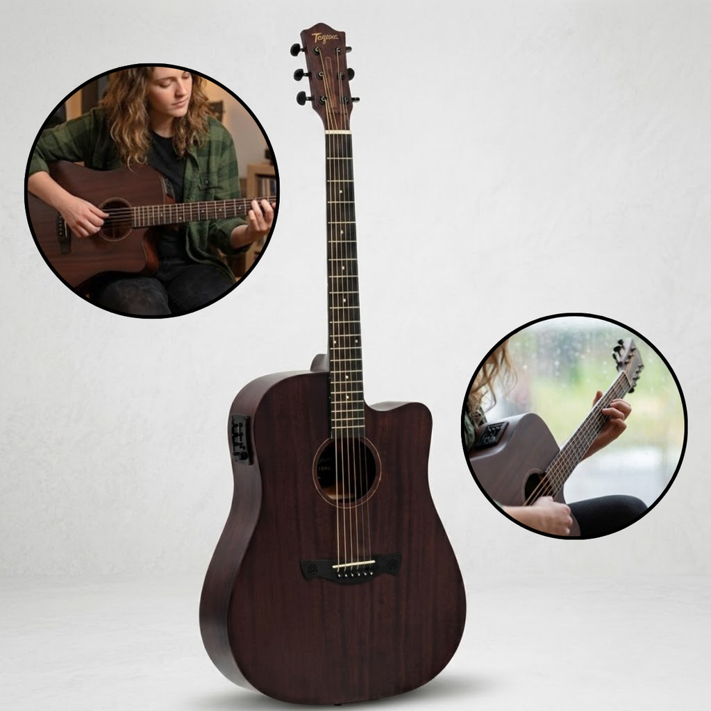 Violão Tagima Kansas Aço Elétrico Gran Reserva Folk Dkmop Premium