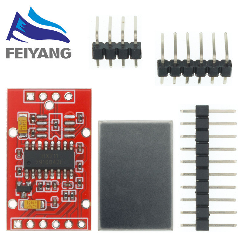 Módulo Sensor De Pesagem De Conversão A/D De Canal Duplo HX711 De 24 Bits Com Metal Shied