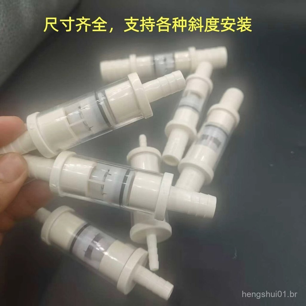 Válvula anti-retorno para aquários, conector de mangueira para evitar refluxo de água, refluxo e vazamento