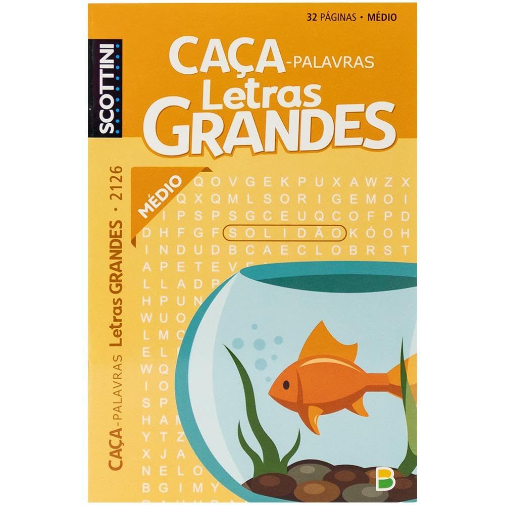 Scottini Caça-palavras | Letras Grandes | 32p | N.2126 | Médio