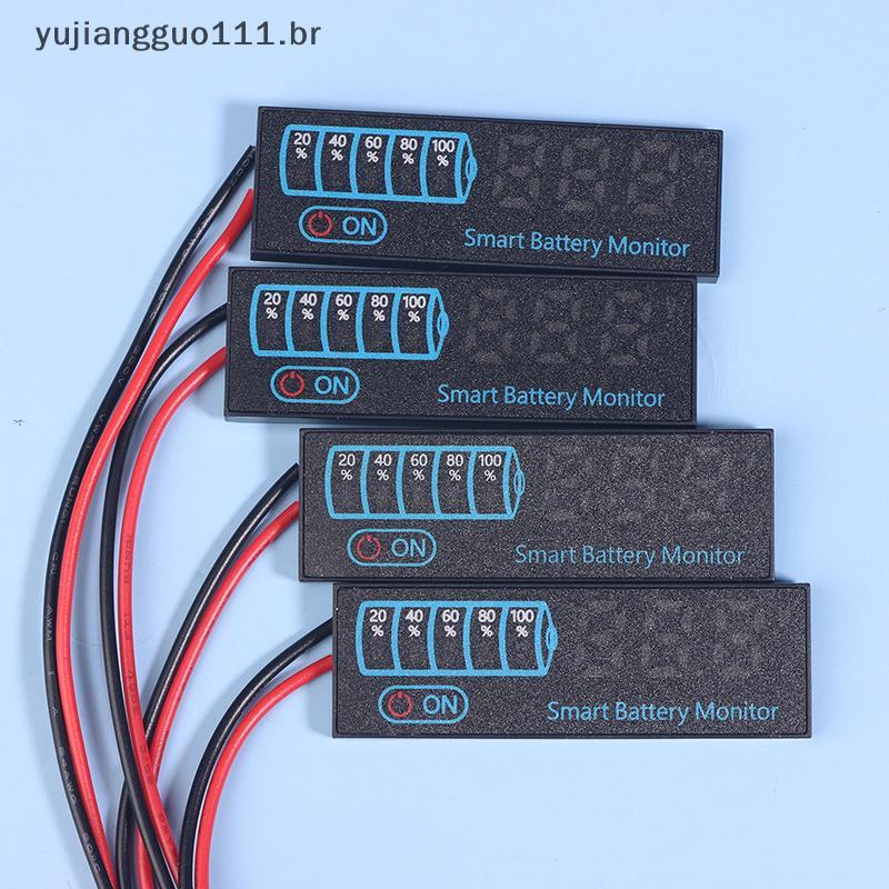 # Novo 3S-14S DC7-55V Indicador De Nível De Bateria 12V 24V 36V 48V 18650 Lipo Capacidade Placa Tensão Testador De Carre