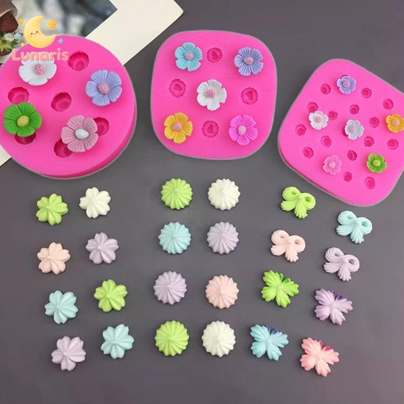 Lunaris Margarida Camélia Flor Molde De Silicone Moldes De Cozimento Fondant Ferramentas De Decoração Do Bolo Forma Borb