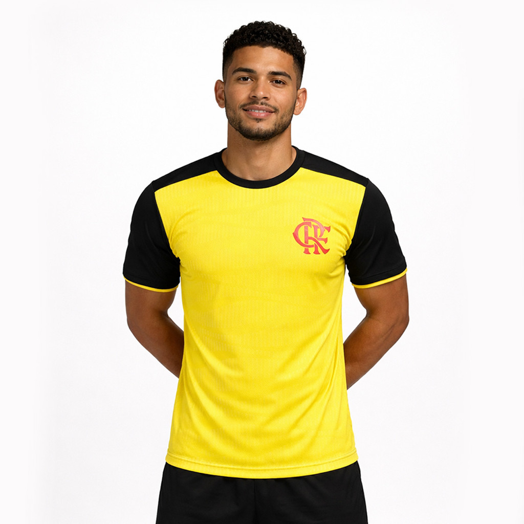 Camisa Flamengo Pre-Match Amarela