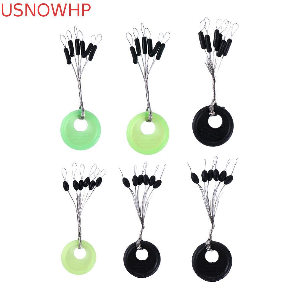 USNOWHP Espaço De Pesca Feijão Ferramentas De 600 Pcs Bóia Equipamento Oval De Borracha