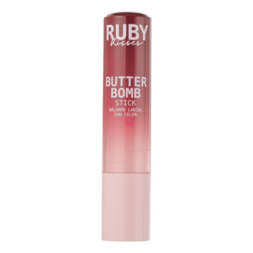 GLOSS EM BASTÃO STICK BUTTER BOMB MERLOT RUBY KISSES