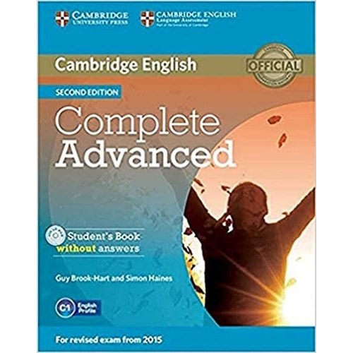 Complete Advanced Student's Book Without Answers With Cd-rom de Guy Brook-hart, Simon Haines 8010941