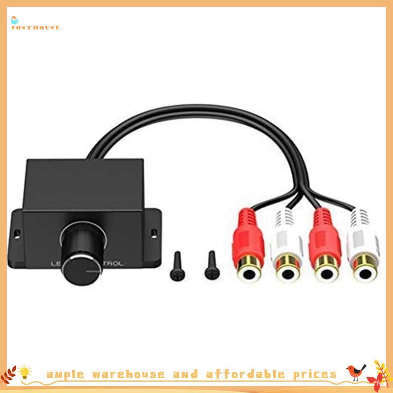 Amplificador De Áudio Mini Adaptador De Botão De Carro Interior Boost Controle De Volume Estéreo Digital Remoto Universa