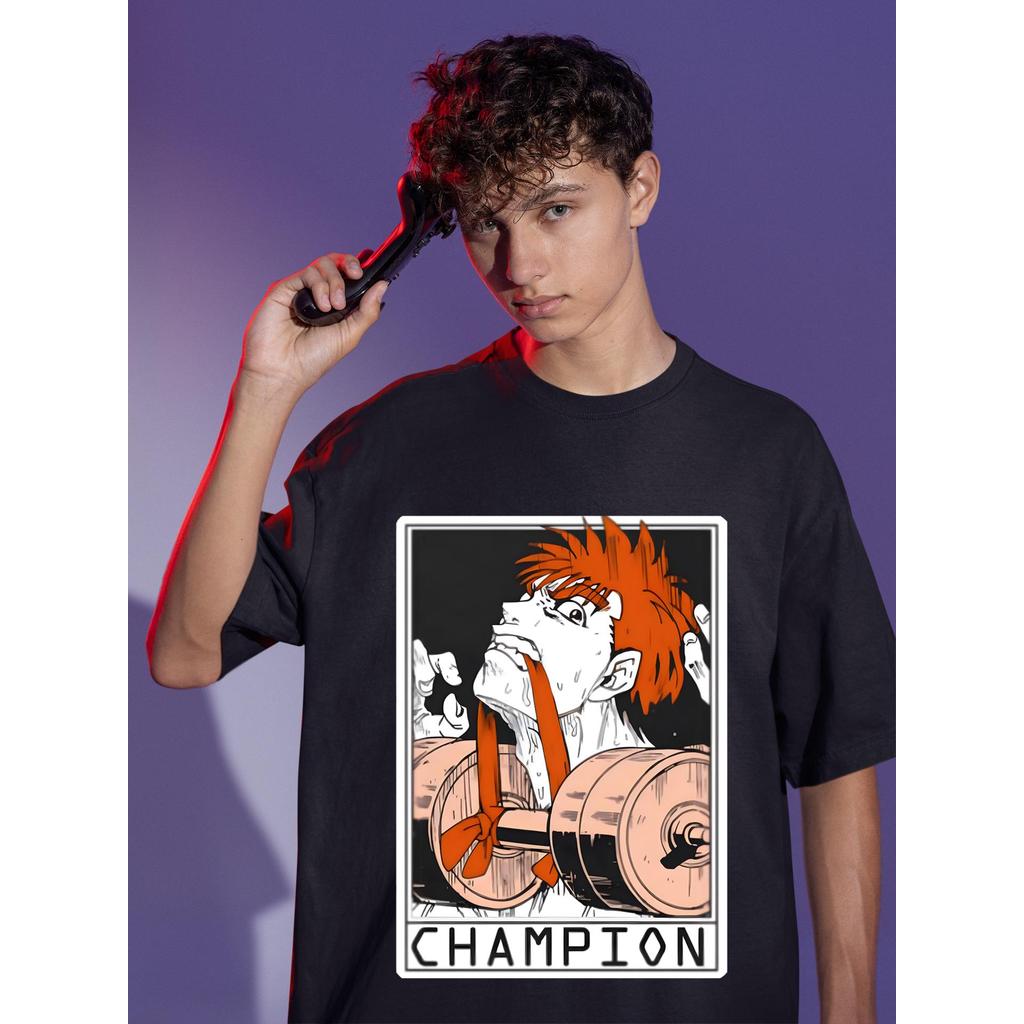 Camiseta Masculina Feminina Estampa Bleach Ichigo Champion Gym Anime T-shirt Unissex Streetwear Envio Imediato