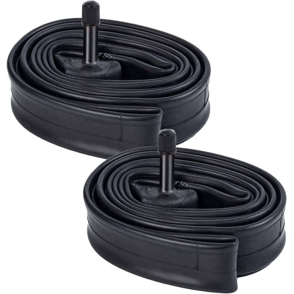 YUNSCM 2-PCS Câmaras de Ar para Bicicleta 26" 26x1 3/8 AV Válvula Schrader Compatíveis com Pneus de Bicicleta 26x1 3-8 2
