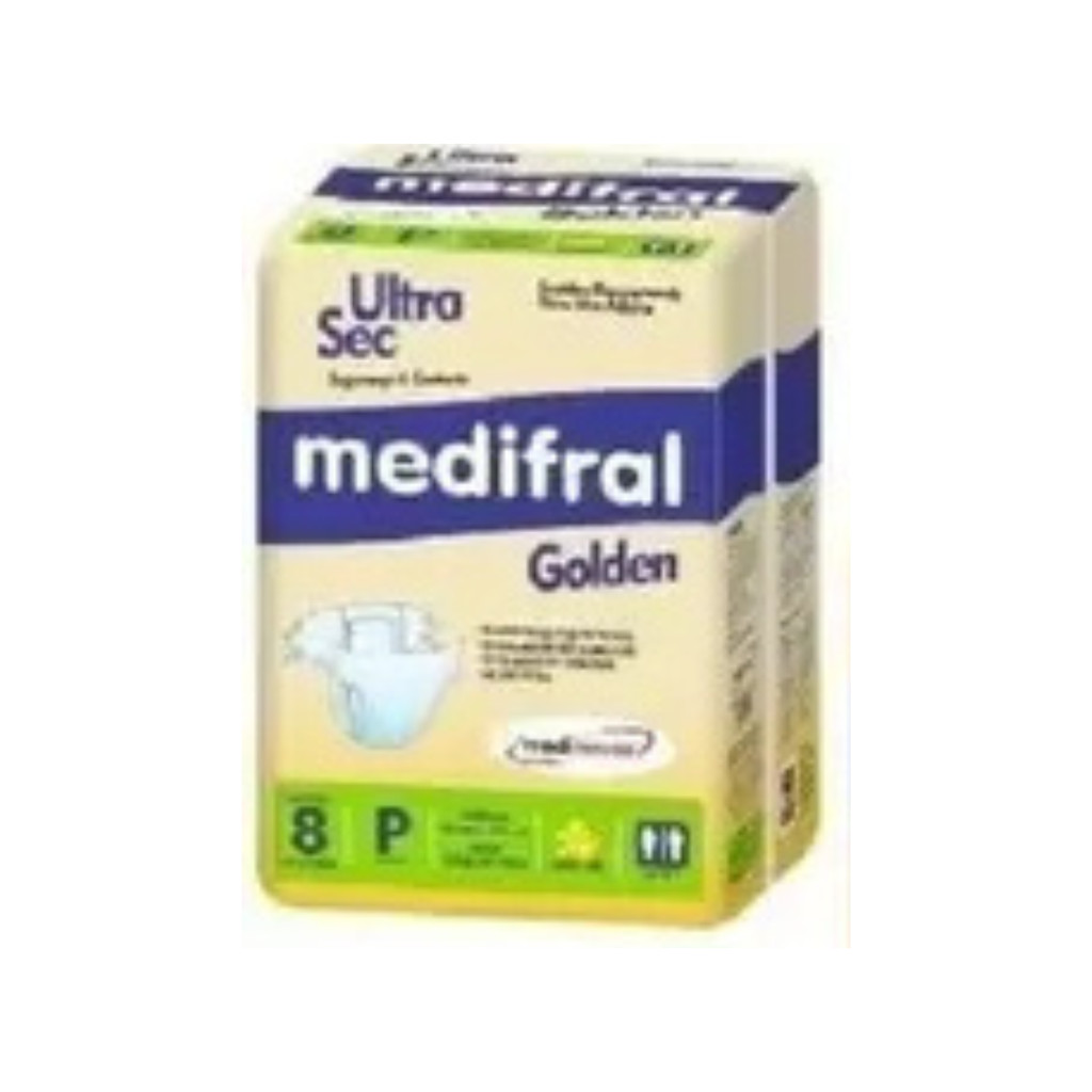 8un Fralda Geriátrica Descártavel P - Medifral Golden