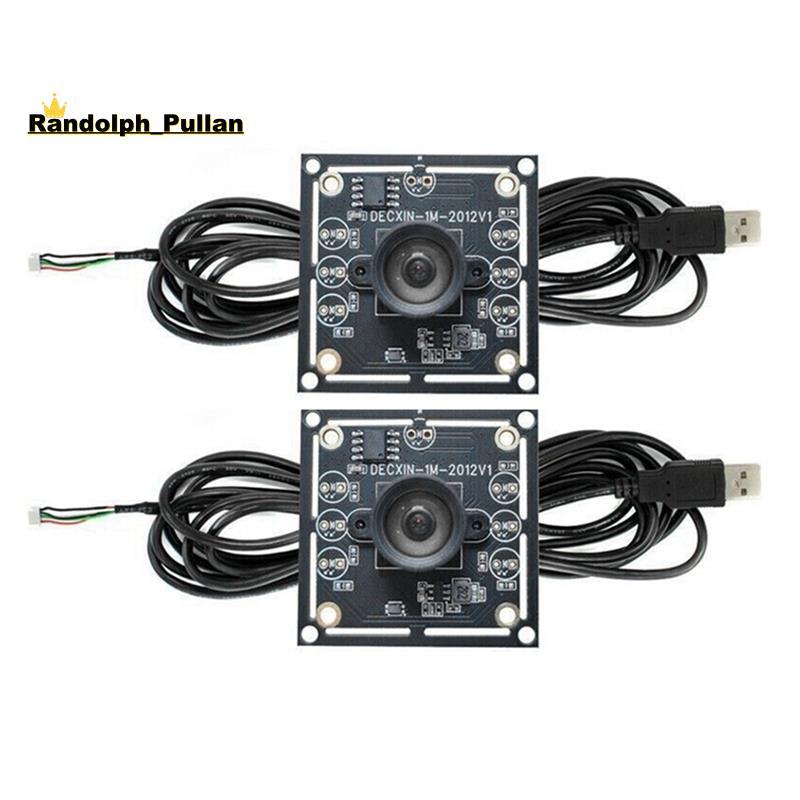[Concessional H] 2 Pcs Módulo De Câmera De 100 Graus 1MP OV9732 1280X720 Driver Grátis USB Foco Manual , Com Cabo De 2 M