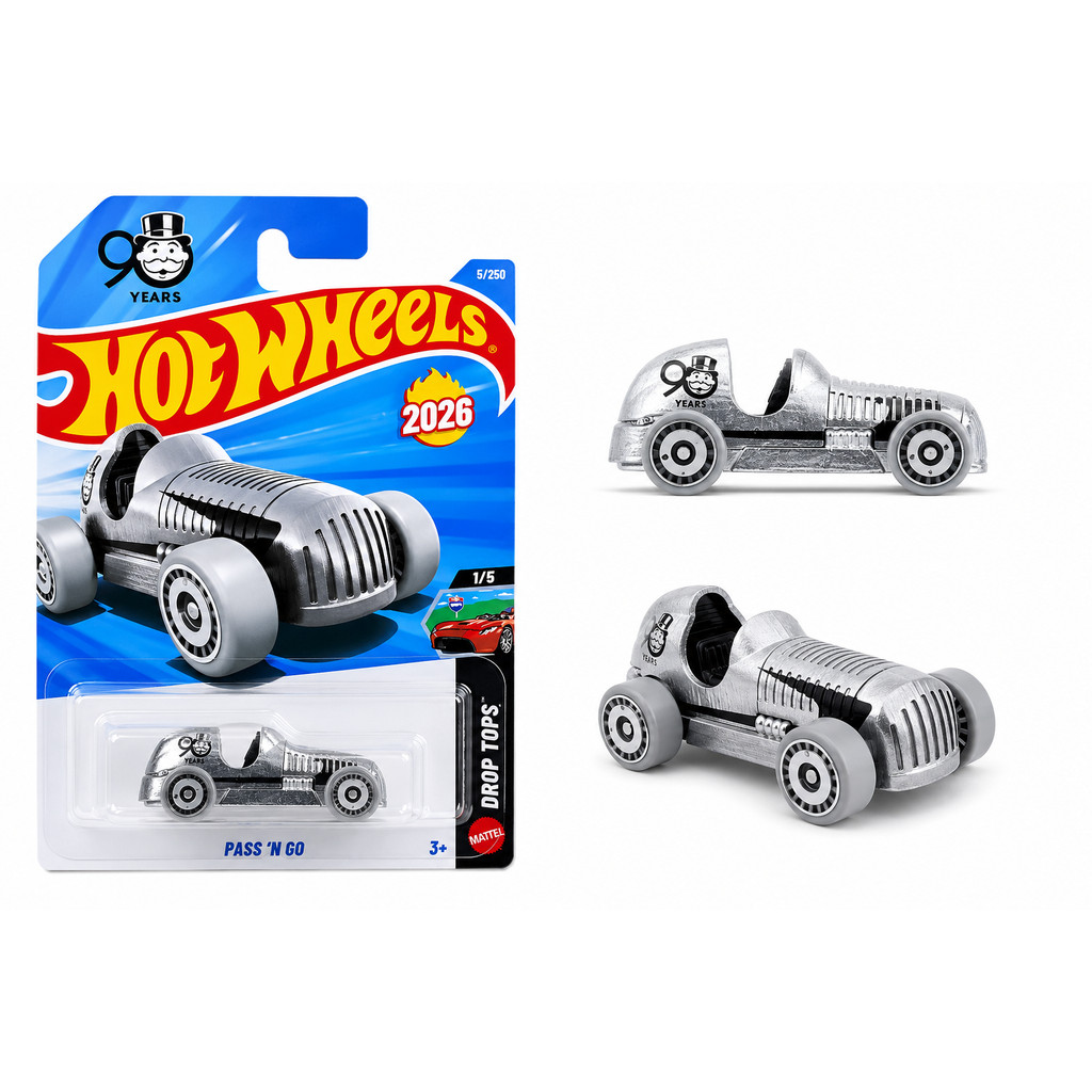 Pass´N GO Hot Wheels HW Miniatura Monopoly