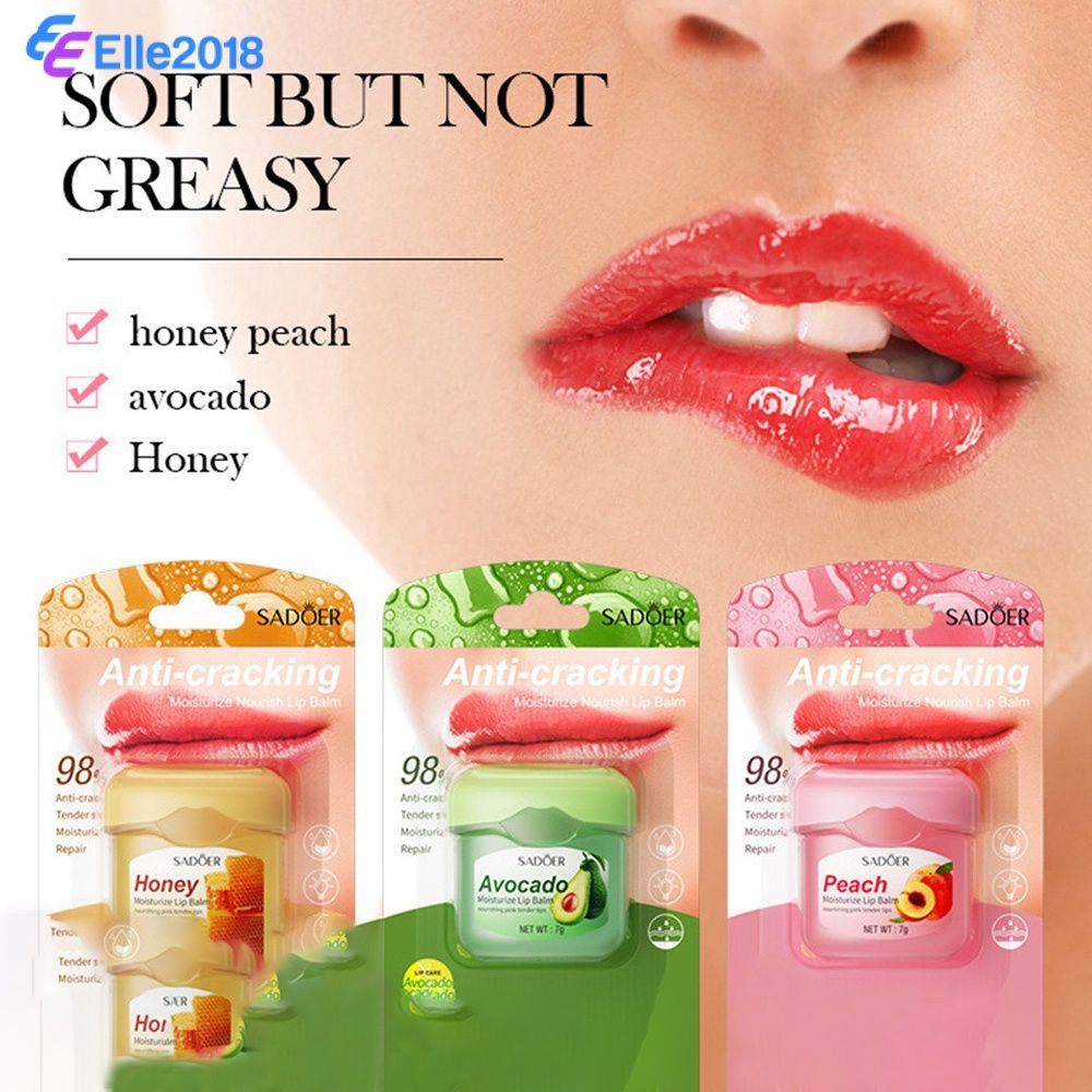 Bálsamo Labial de Mel SADOER: Nutritivo, Beleza e Saúde. Repara suavemente os lábios ressecados. Nutrição profunda