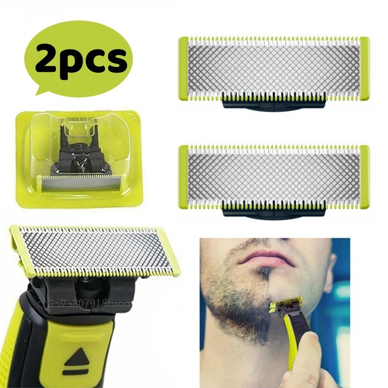 Kit 2X Lâmina de Reposição para Barbeador – Corte Preciso e Encaixe Rápido