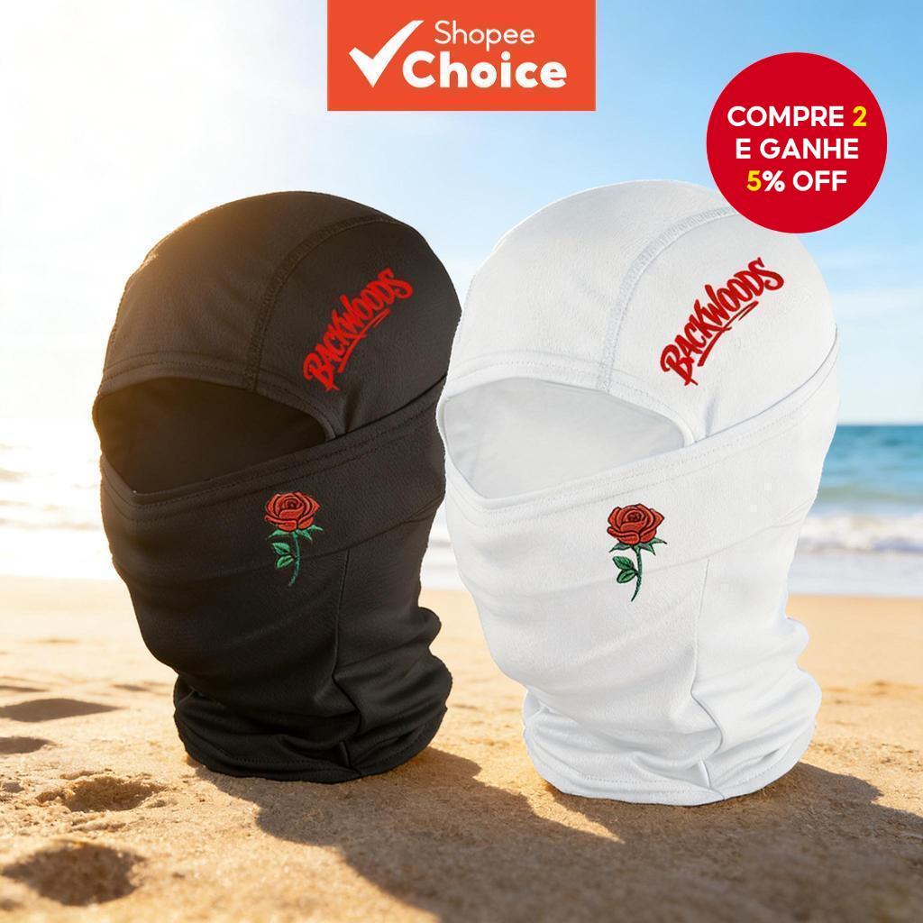 Esportes ao Ar Livre Balaclava Estampada Máscara Facial Completa Máscara Respirável à Prova de Vento e Protetora Solar