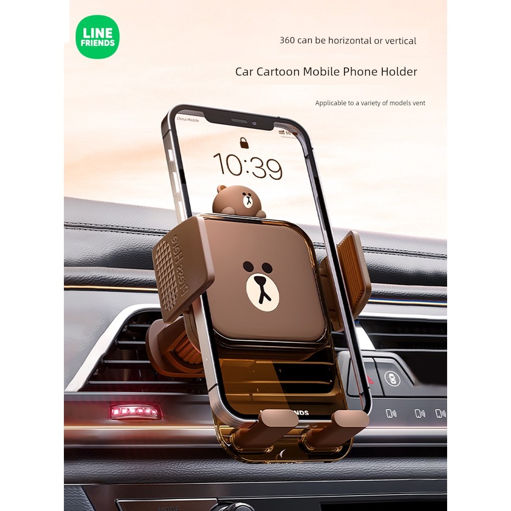 Suporte importado para automóvel Suporte celular saída de ar carro Suporte para celular no carro Suporte de telefone par