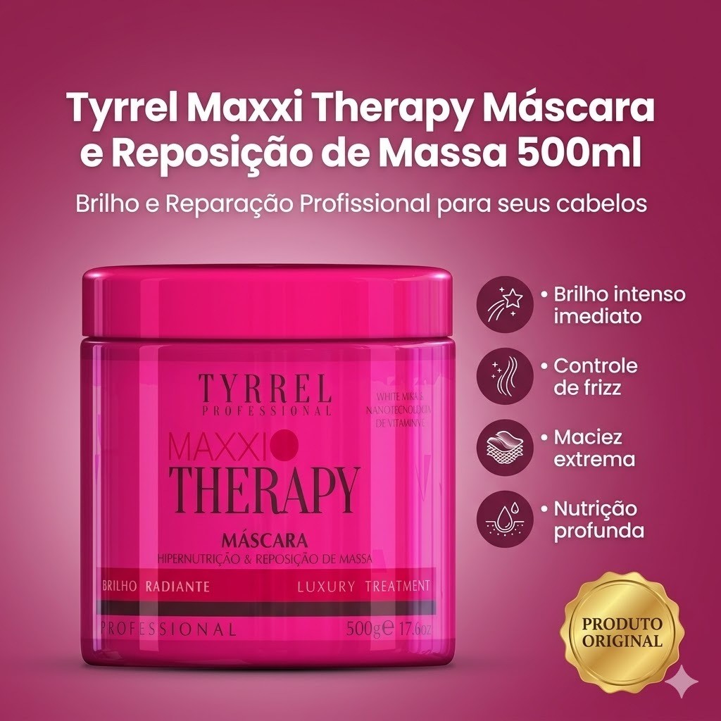 Tyrrel Professional Máscara Maxxi Therapy 500g