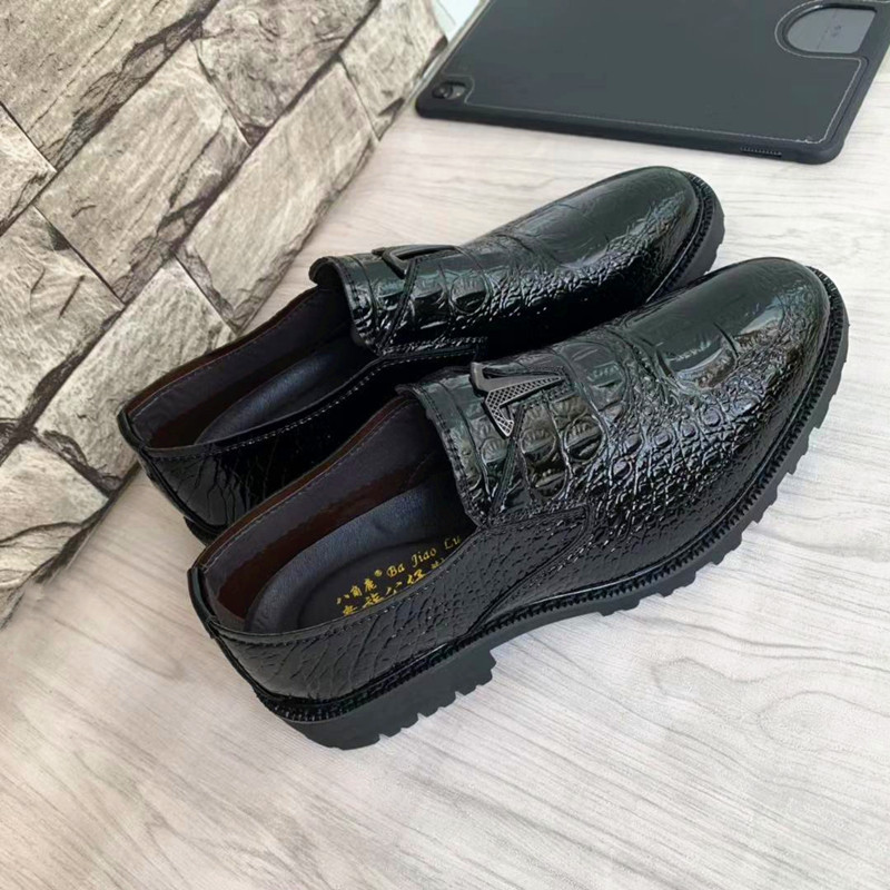 Juventude terno de salto grosso sapatos de casamento na moda masculino negócios Formal Wear Casual britânico apontou Toe