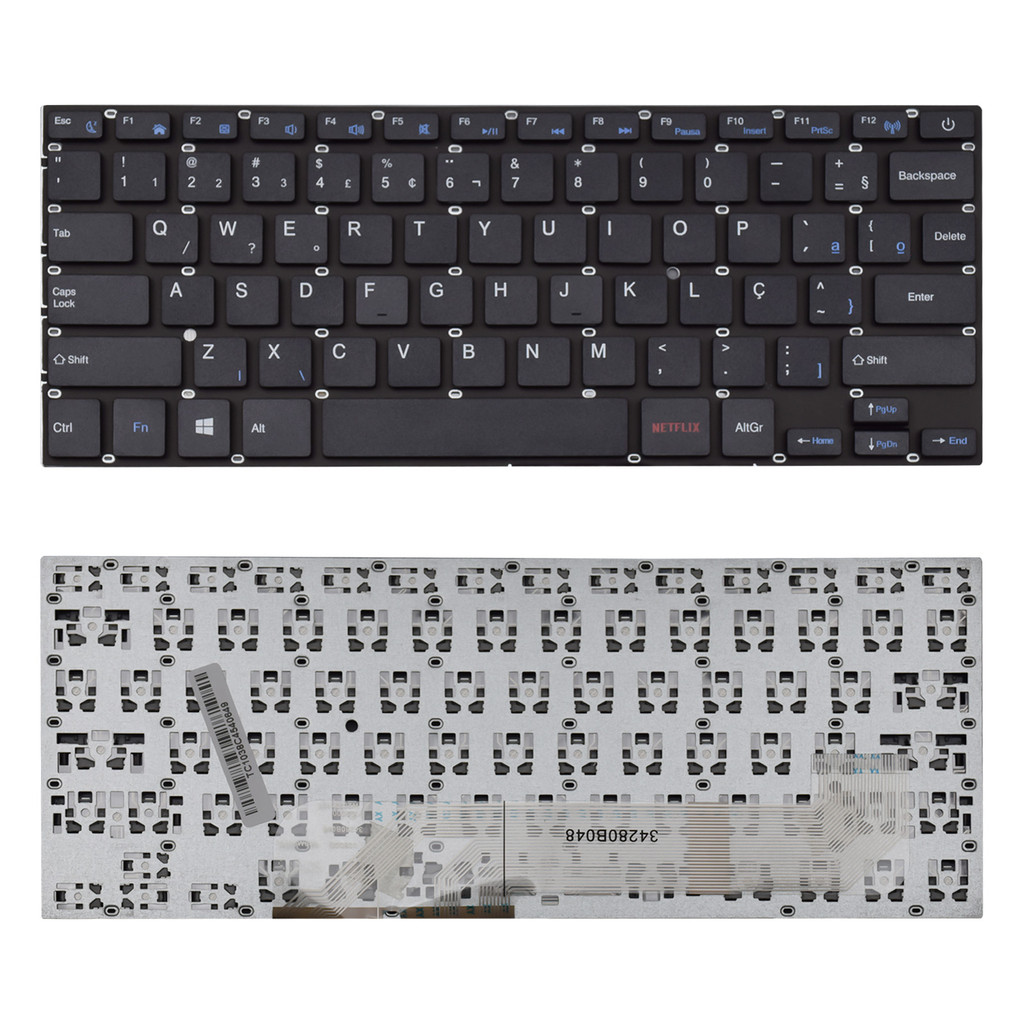 Teclado para Notebook Multilaser PC130