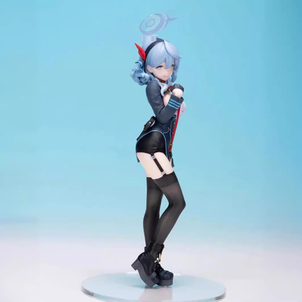 Arquivo Azure Tianyu Yazi feito à mão linda menina Anime bonito modelo bidimensional chassi decoração de mesa presente
