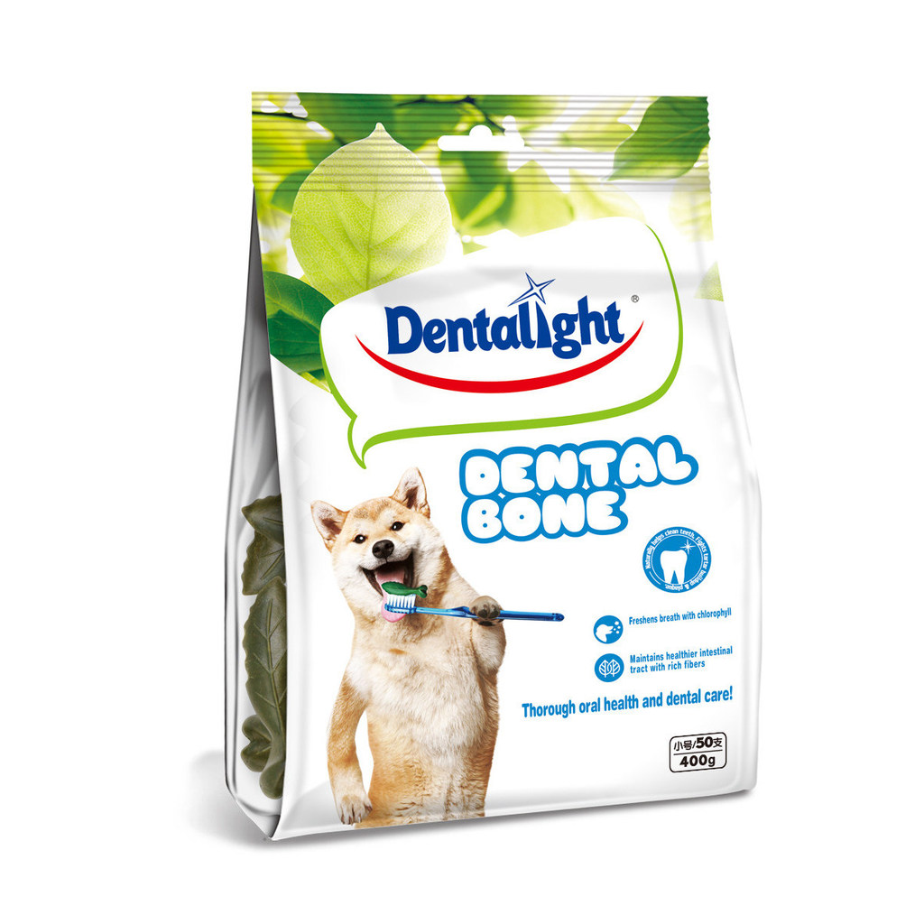 Dentalight cão limpeza osso Molar vara Pet adulto cão filhotes lanches refrescante limpeza dentes aliviar o tédio