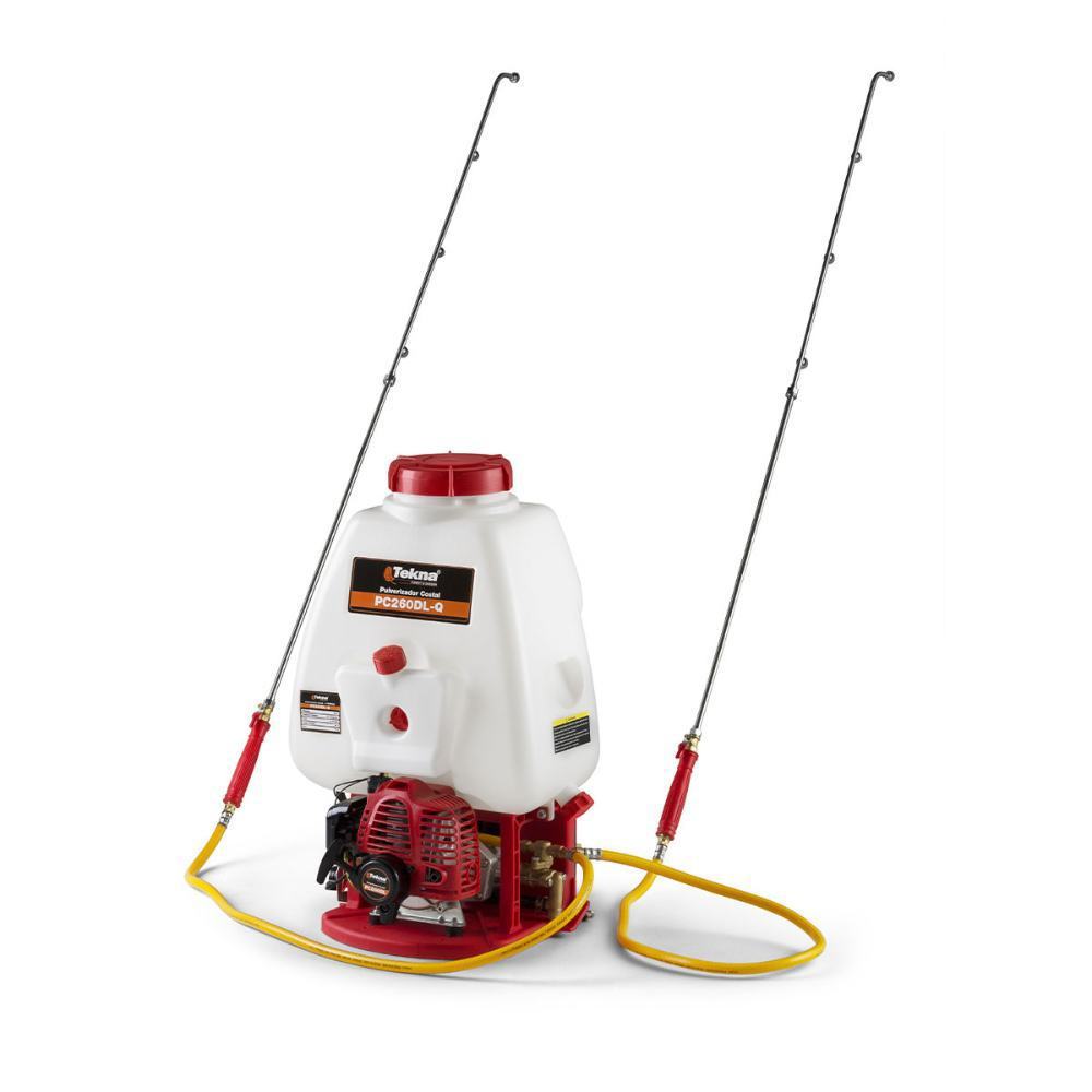 Pulverizador Costal a Gasolina 25 Litros 26cc com Carrinho PC260TKDL-Q TEKNA