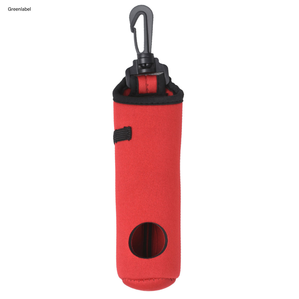 Golf Ball Holder Portable Container Carry Bag with Clip – Holds 3 Balls Tees Organizer Pouch for Durable for Easy