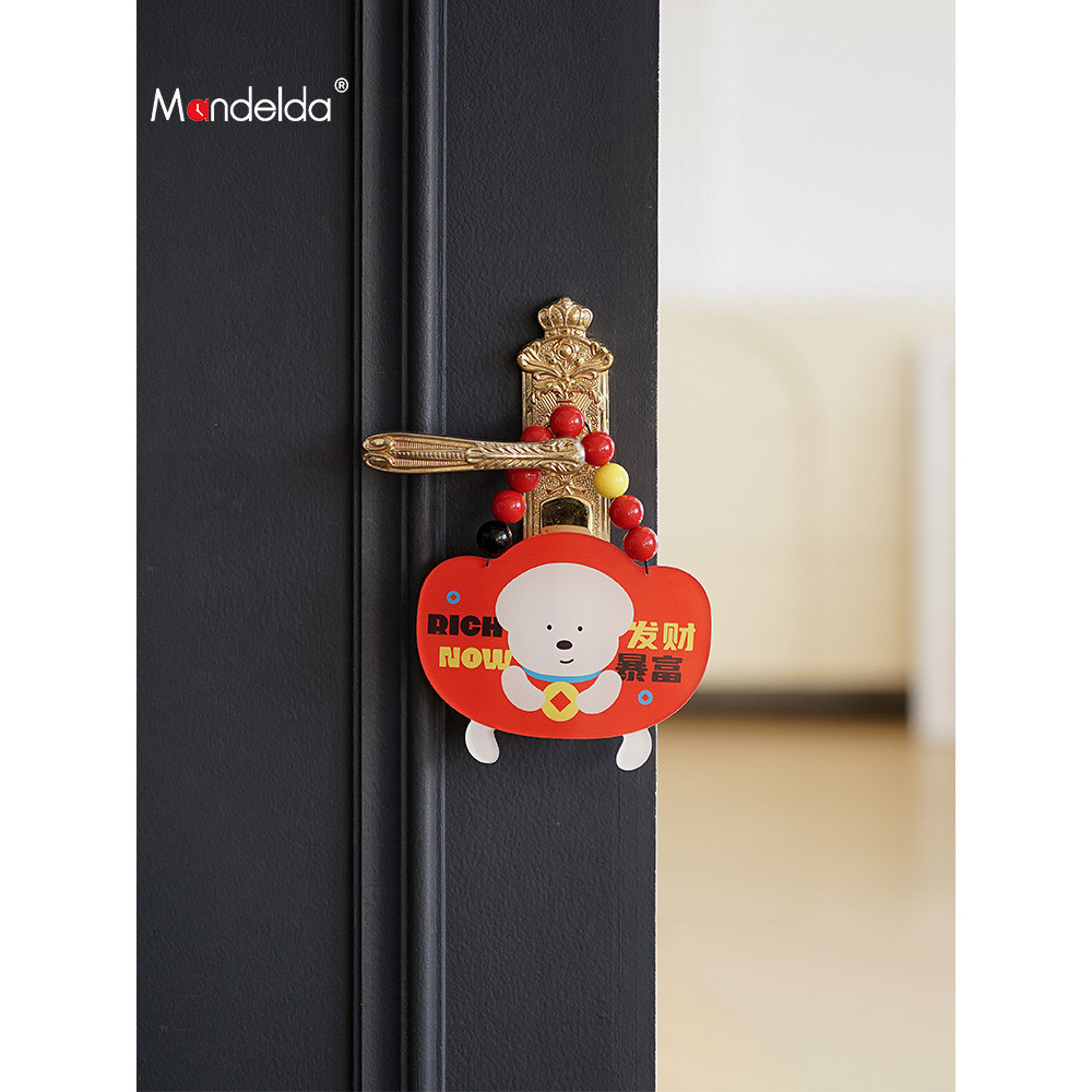 Pingente de parede completo e rico, maçaneta da porta, fundo do quarto, pingente de parede, nova decoração de presente p