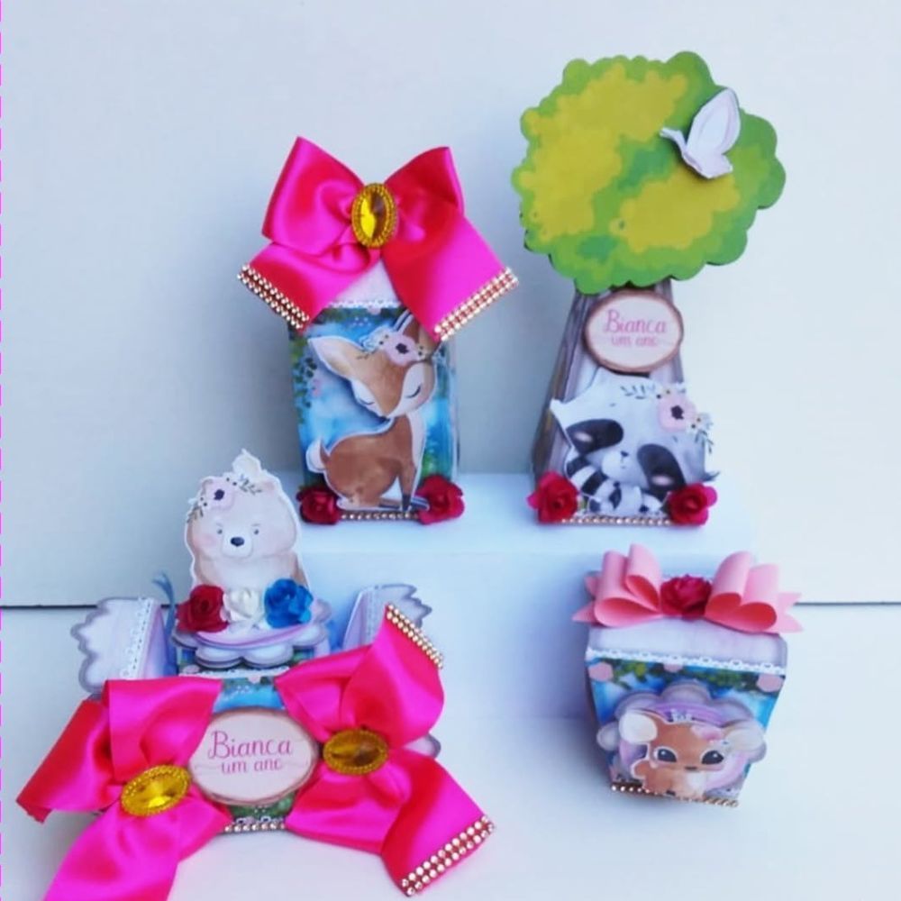 Kit Festa Bosque Encantado / Personalizados /Lembrancinha de Festa/caixas personalizadas /Aniversário
