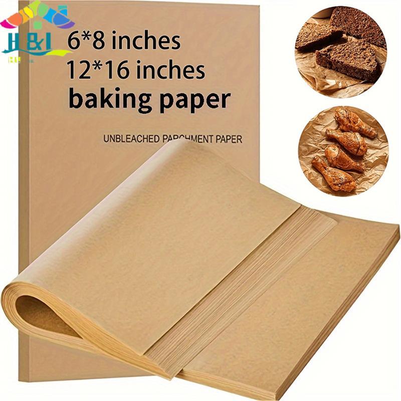 H & L 50/100 Unidades De Papel Pergaminho Para Assar , Não Sti , Pré-Cortado , Vai Enrolar , Queimar De Cera { th }