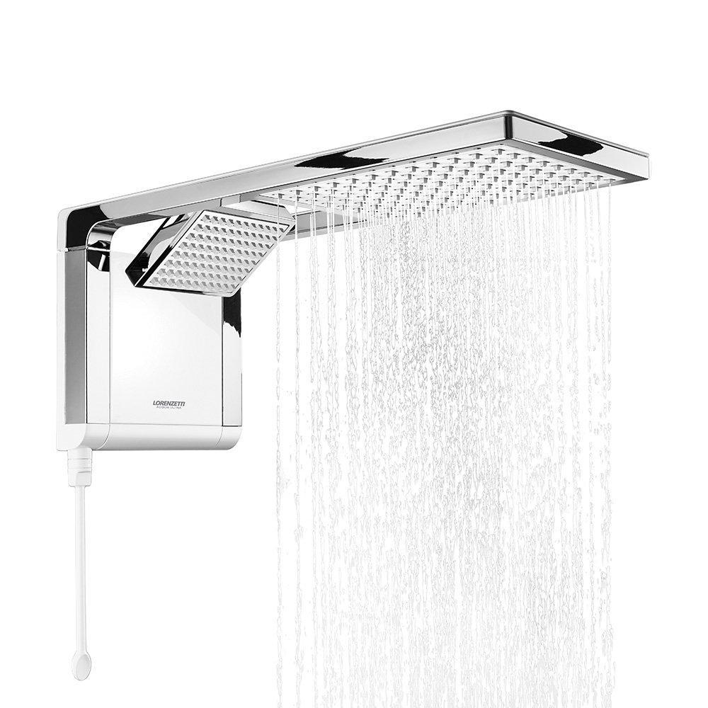 Chuveiro Lorenzetti Acquaduo Ultra Branco/Cromado 6800W, 220V