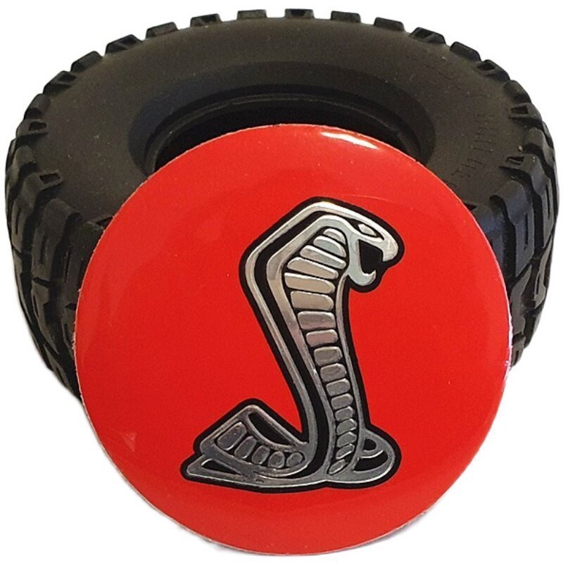 Adequado para adesivos de cubo de roda modificados de 56mm, logotipo de carro Cobra Shelby Viper, volante de 85mm, adesi
