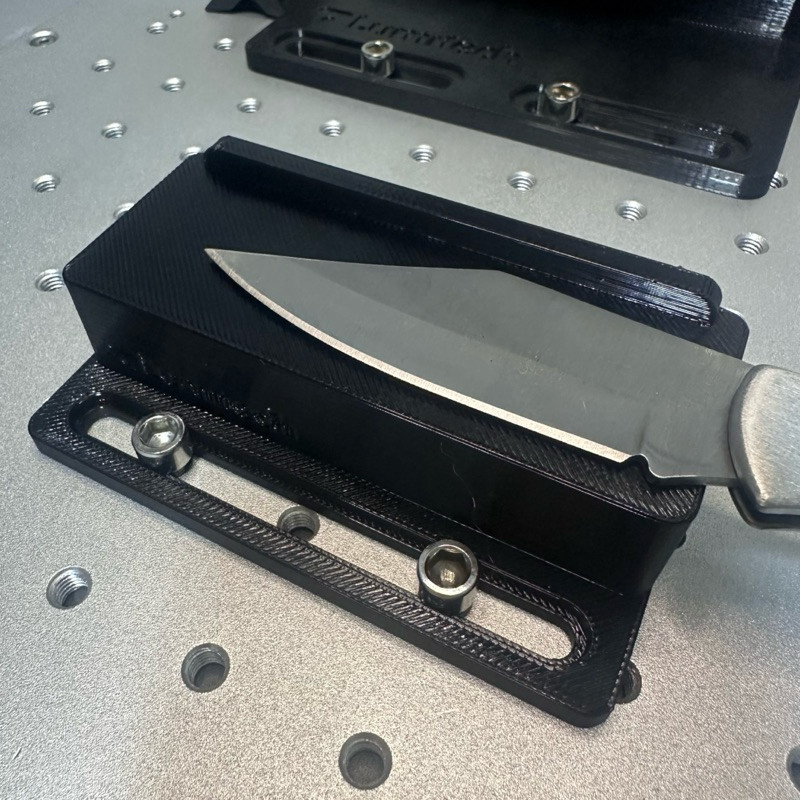 Suporte Para Gravação Fiber Gravação de Faca, Suporte Faca e kit churrasco Fiber laser