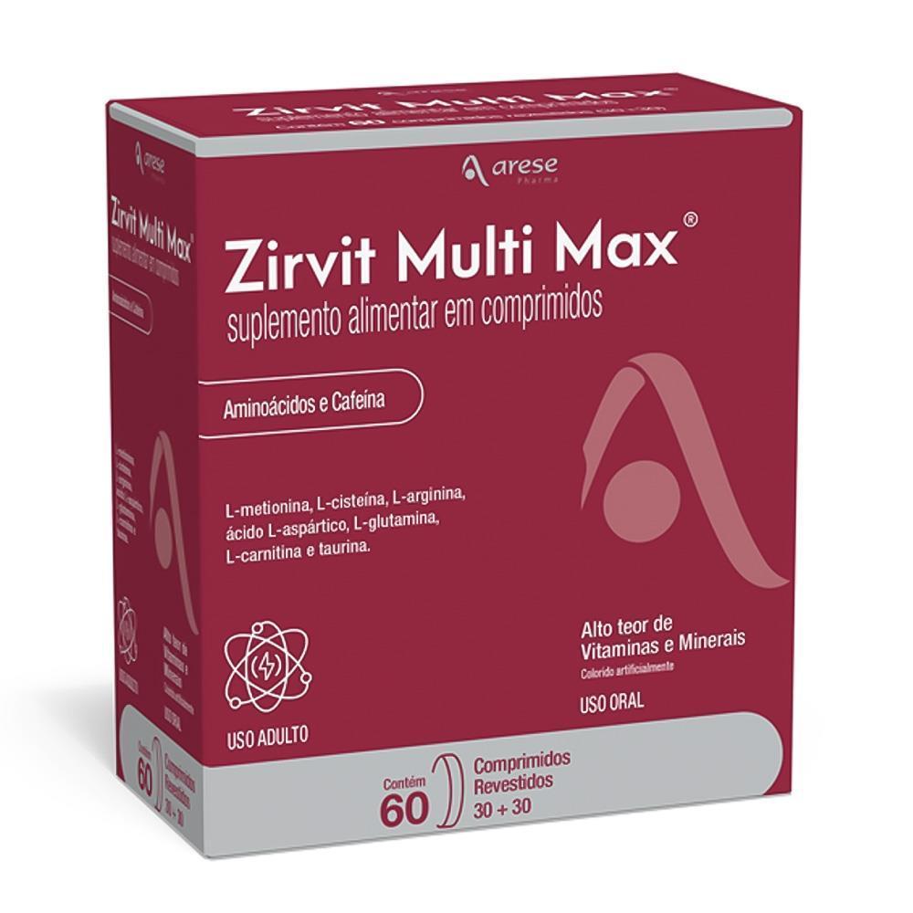 ZIRVIT MULTI MAX COM 60 COMPRIMIDOS
