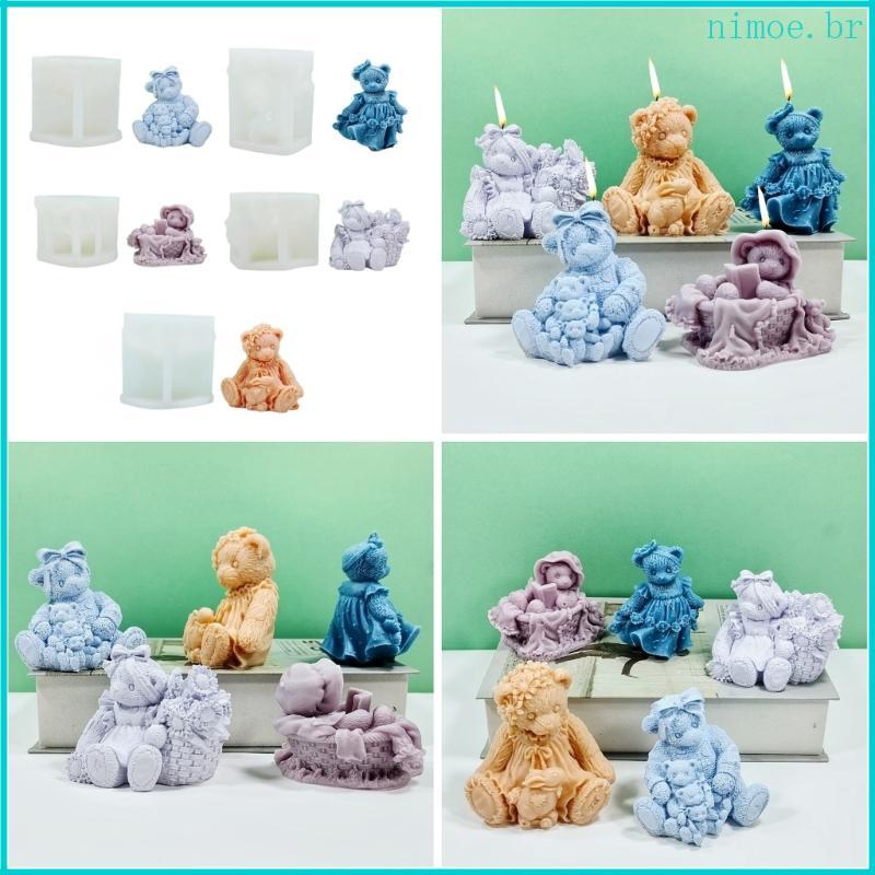 Nim Molde Silicone Fofo, Resina Epóxi, Faça Você Mesmo, Ornamento Mesa,, Bolo, Suprimento