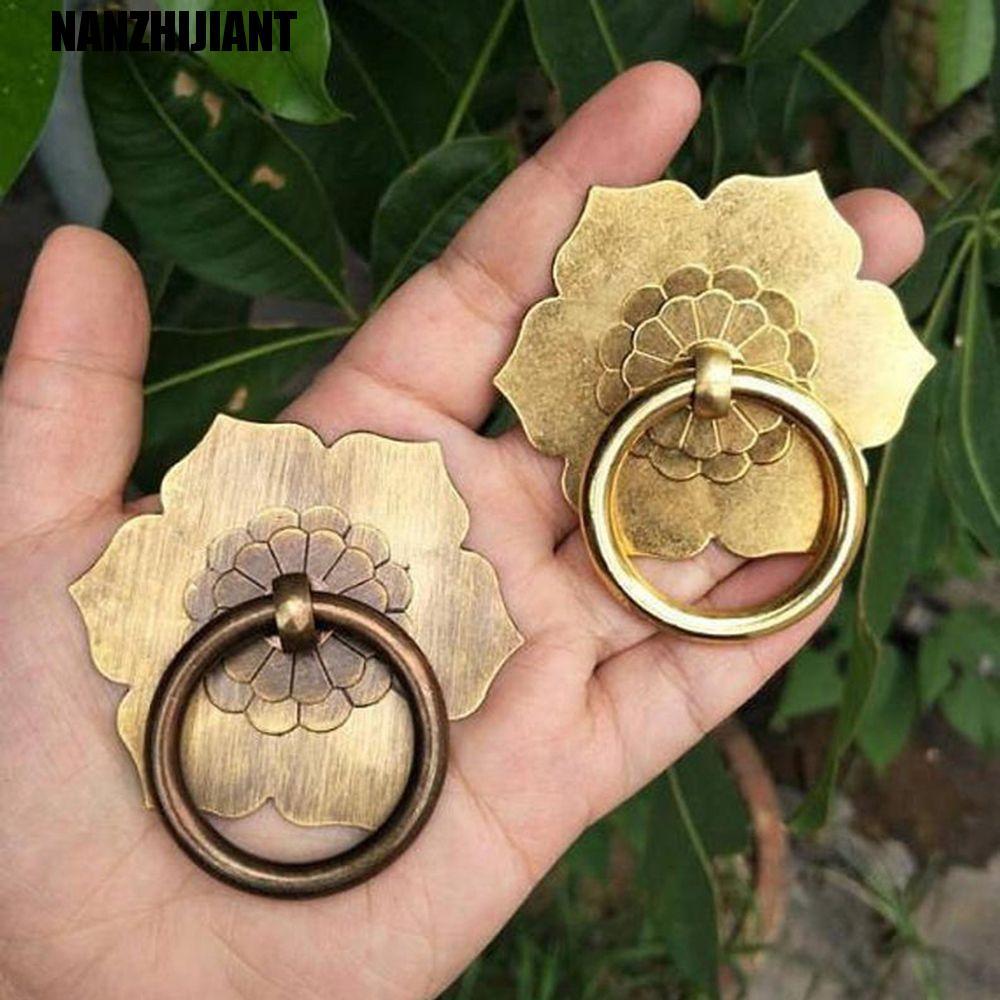 NANZHIJIANT Porta Puxa Gaveta Ferragem Cômoda Antigo Bronze Guarda-Roupa Alça