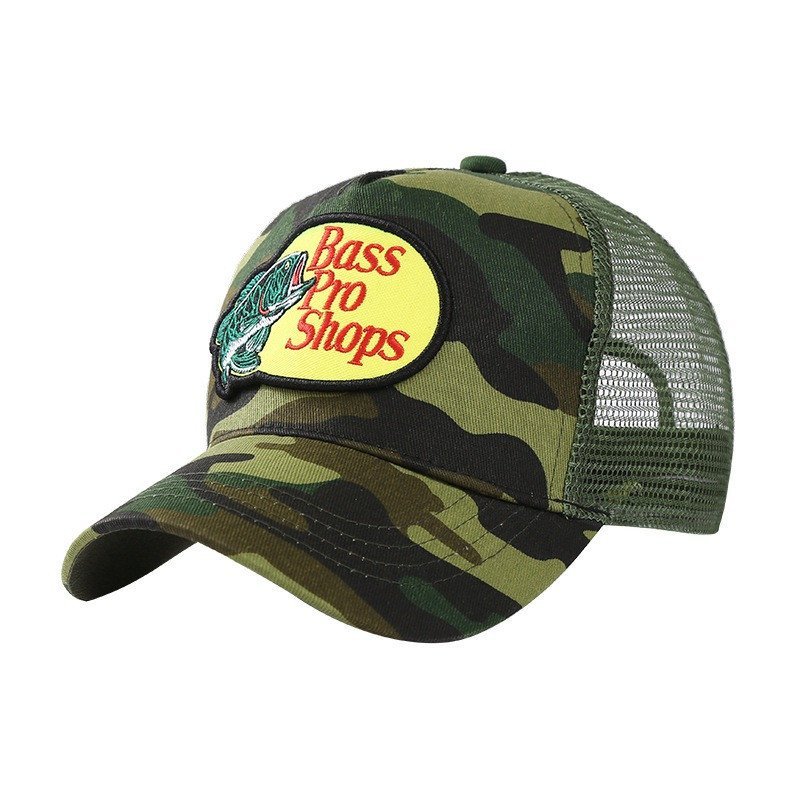 Boné de aba curva bordado, boné de pesca bordado, boné de beisebol em tela, gorro bordado de aba curva, viseira de verão