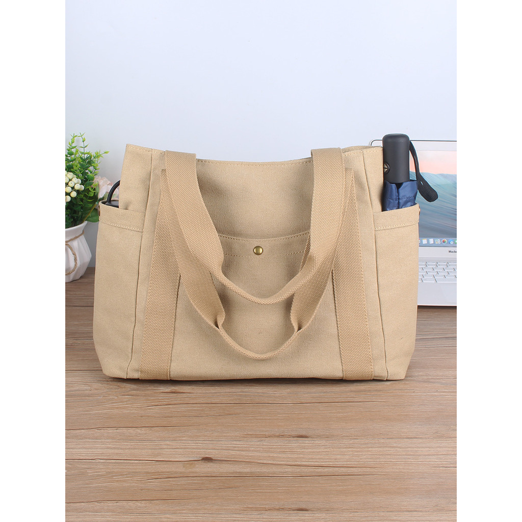 M/Amur Bolsa Feminina Bolsa de Ombro de Grande Capacidade Bolsa de Lona Simples Bolsa de Viagem Bolsa Feminina Bolsa Cas
