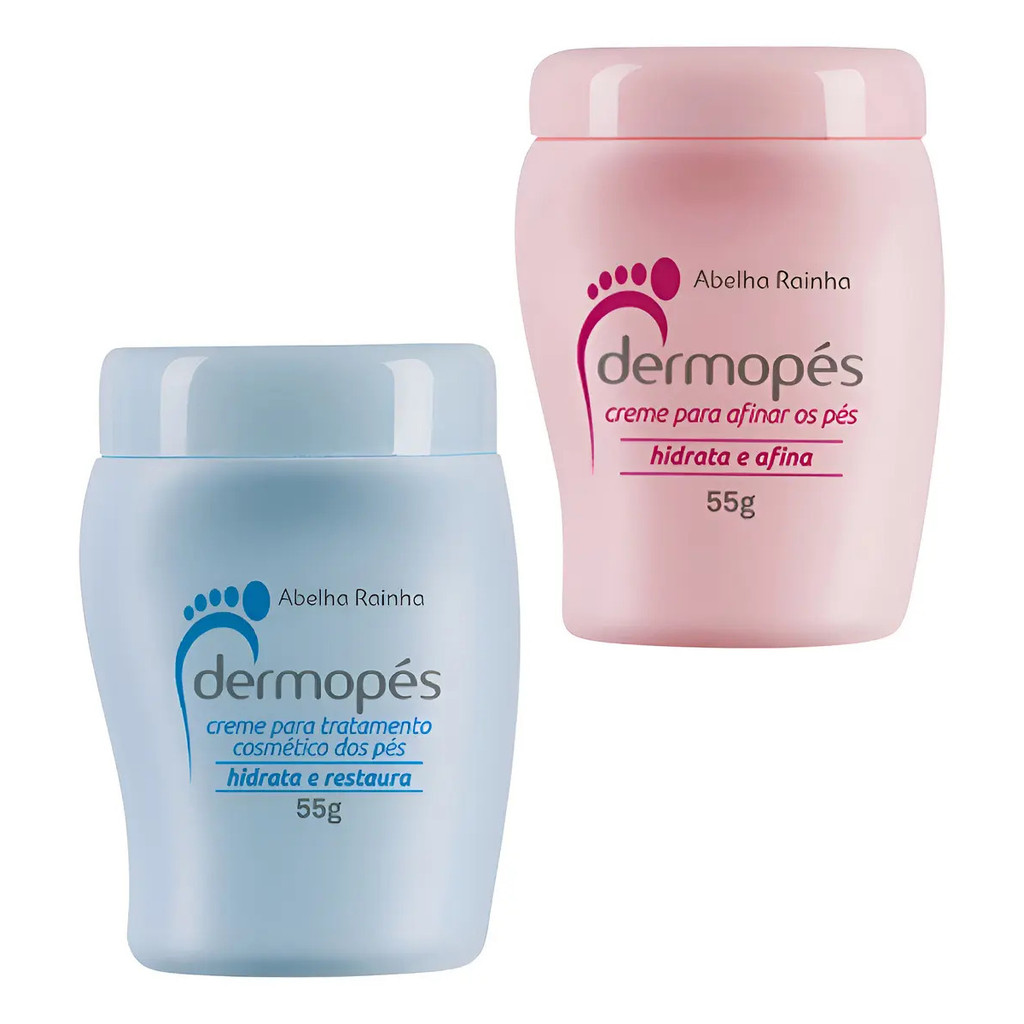 Kit Dermopés Abelha Rainha: Creme Para Afinar E Restaurar Os Pés Neutra