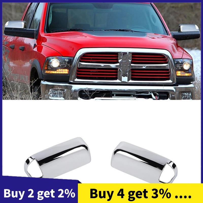 Capa De Espelho Cromada Metade Superior Para Ram 1500 2500 3500 2009-2018 Tampas Retrovisor Com Sinal De Volta