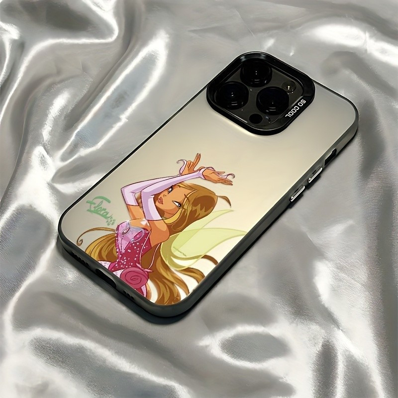 Capa de celular: Capa de celular Anime Winx Club, compatível com iPhone 17, 16e, 16, 15, 14, 13, 12, 11, Mini, Pro Max.